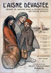 Verwoeste Aisne, 1919